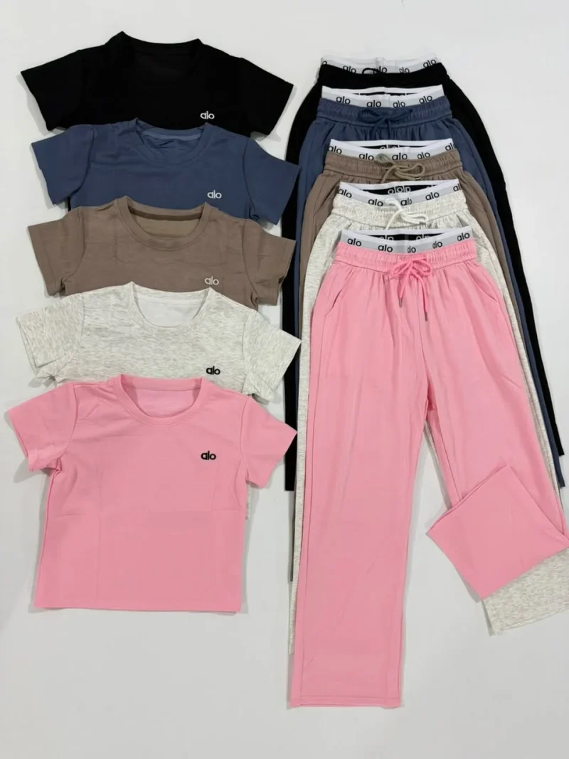 Set o Conjunto Viajero Alo T-Shirt y Pantalón Jogger - Imagen 2